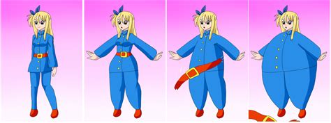 Lucy suit inflation by Riadorana on DeviantArt