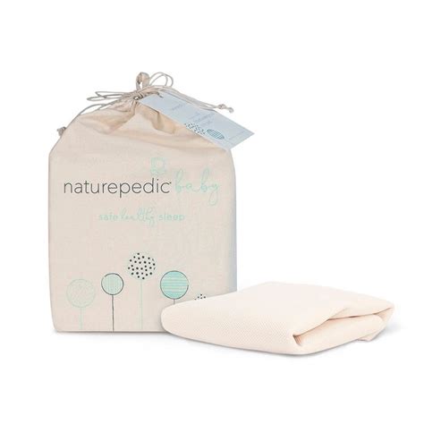 Breathable Organic Crib Mattress Cover | Naturepedic