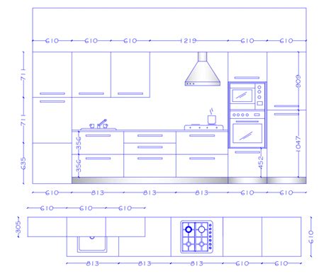 Kitchen Plans Layout, Small Kitchen Plans, Kitchen Cabinet Plans ...