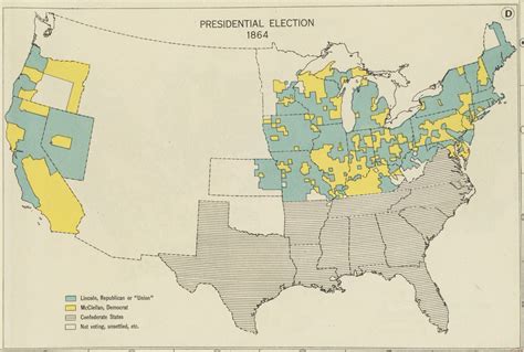 Presidential election 1864 - Norman B. Leventhal Map & Education Center