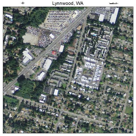 Aerial Photography Map of Lynnwood, WA Washington