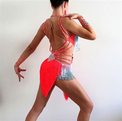 Latin Ballroom Competition Dance Dress Caribbean dance costume Salsa ...