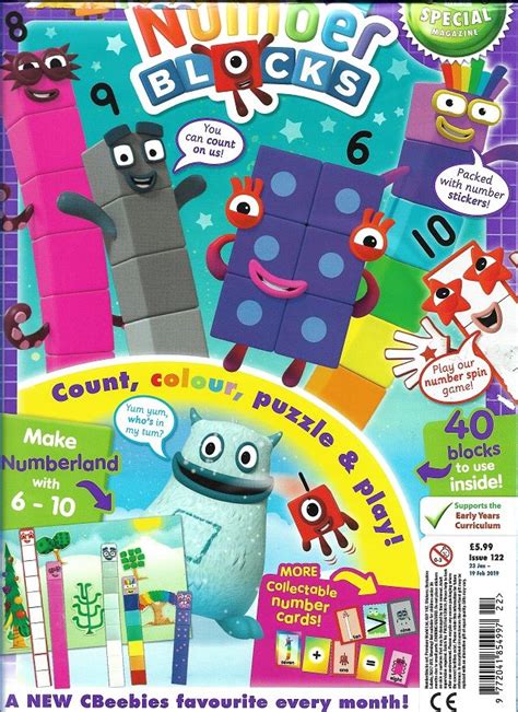 Numberblocks Special 2 Of Cbeebies Magazine Sticker Pages 1 2 | Images ...