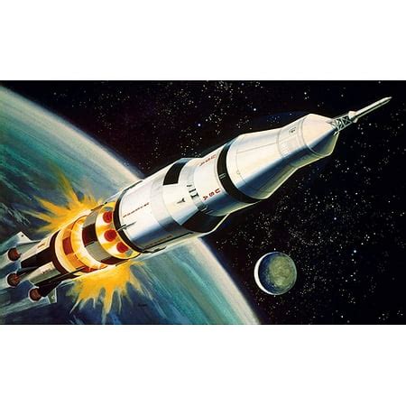 Revell Nasa Saturn V Rocket Plastic Model Kit - Walmart.com