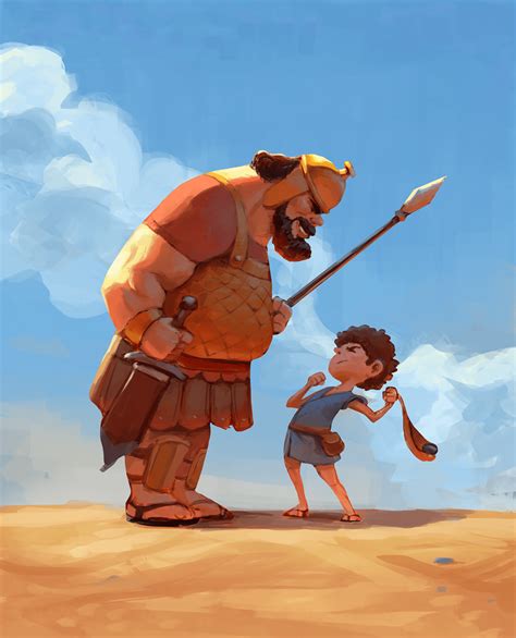 David vs Goliath on Behance