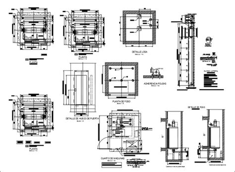 【CAD Details】Elevator CAD Details