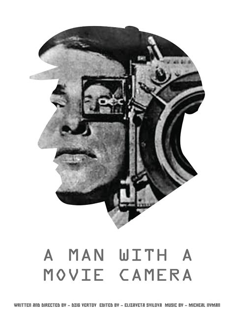 A MAN WITH A MOVIE CAMERA // POSTER // Graphic Design on Behance ...