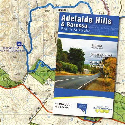 Adelaide Hills & Barossa Valley map | The Friends of the Heysen Trail