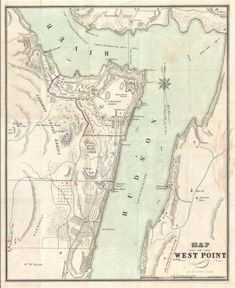 Map of West Point.: Geographicus Rare Antique Maps