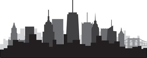 newyork city highrise skyline simplicity flat design. 11651324 PNG