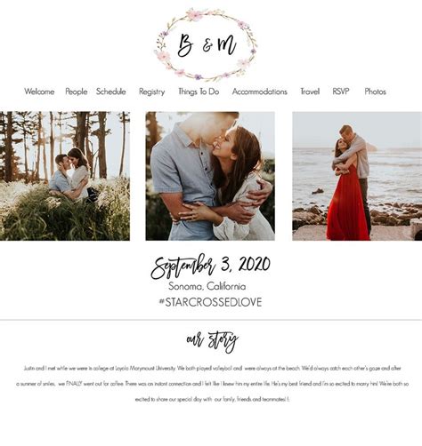 Create a Free Wedding Website – Online Planning, Templates, Best Examples | Wedding website free ...
