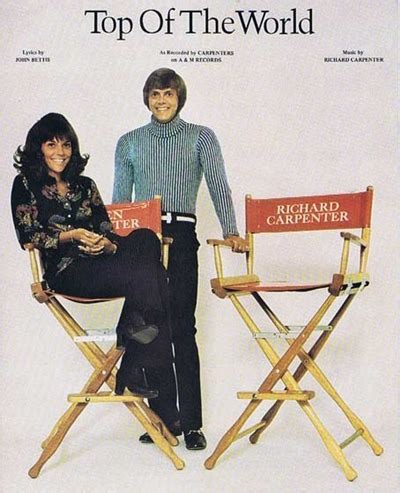 MUSIC FOR YOU: The Carpenters - Top Of The World lyrics