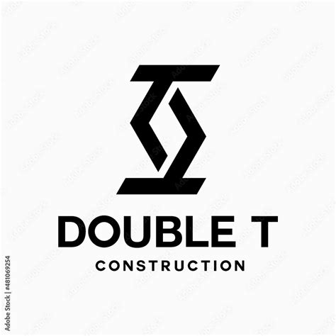 Letter TT, double T logo vector image Stock Vector | Adobe Stock