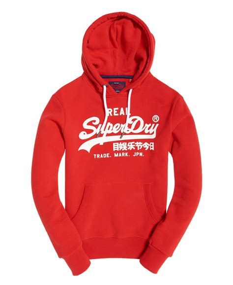 Superdry Vintage Logo Hoodie - Men's Mens Hoodies