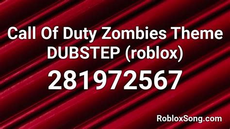 Call Of Duty Zombies Theme Remix Roblox ID - Roblox music codes