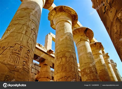 The columns in Karnak Temple, Egypt — Stock Photo © prescott10 #144086993