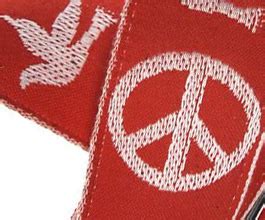 Peace Sign Guitar Strap - these groovy designs are far out, man