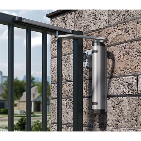 Locinox Verticlose-2-Wall Hydraulic Fence Gate/Door Closer For 90° Wall Mount Swing Gates ...