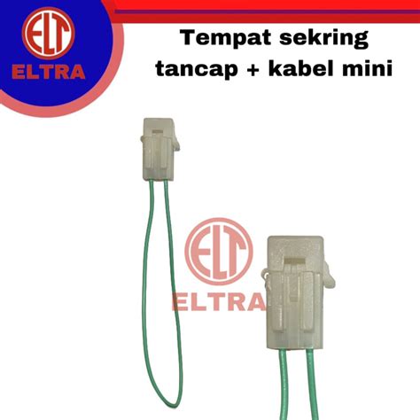 Jual Tempat sekring tancap kabel mini sekering motor mobil kecil + cable kabel listrik beat ...