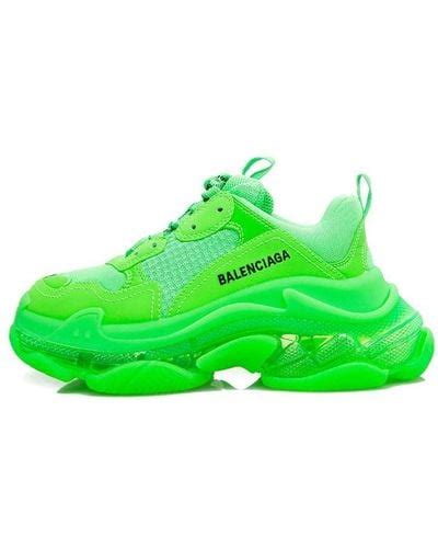 Green Balenciaga Triple S Sneakers for Women - Up to 43% off | Lyst