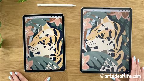 iPad Pro 11″ vs. 12.9″ for Drawing, Procreate, Artists in 2024