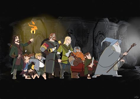 The Lord Of The Rings - Disney Style, Digital Arts by Julien Rouleau ...