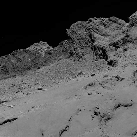 Rosetta's Final Descent Images of Comet 67P/Churyumov-Gerasimenko