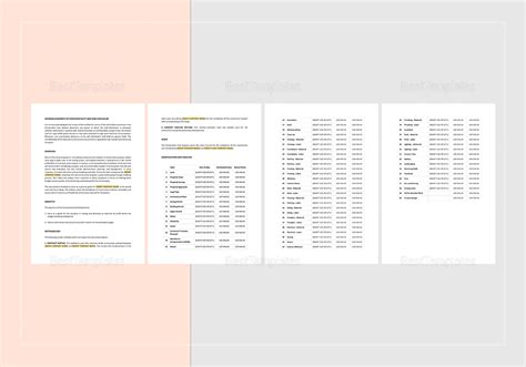 Construction Cost Analysis Template in Word, Apple Pages