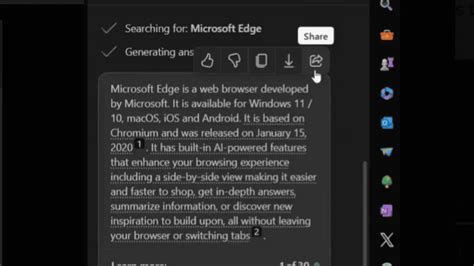 Eksportowanie czatu Bing do programu Word w przeglądarce Microsoft Edge stało się jeszcze ...