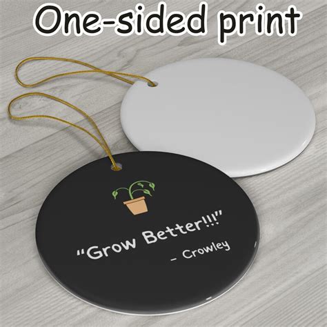 Crowley Quotes Grow Better Good Omens Inspired Christmas - Etsy