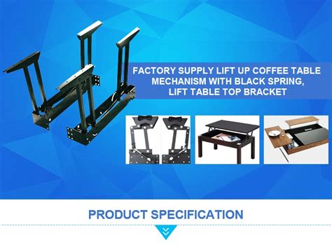 Factory Supply Lift Coffee Table Mechanism With Black Spring, Lift Table Stand
