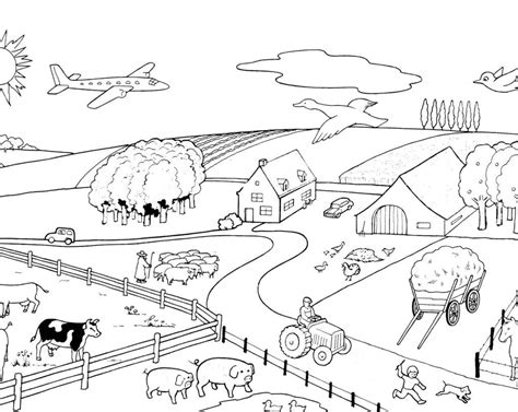 9 best ideas for coloring | Agriculture Coloring Page