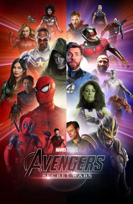 MCU Avengers Secret Wars Fanmade Poster FanArt by TytorTheBarbarian on ...