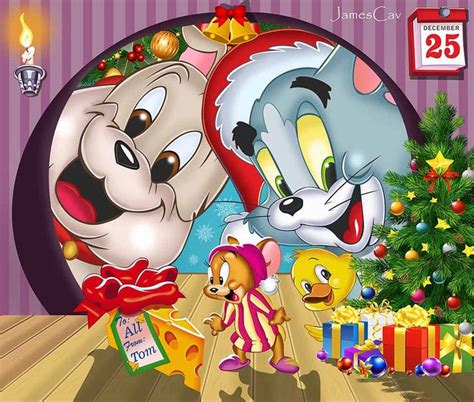 Tom And Jerry Christmas by JamesCav on DeviantArt | Disney merry christmas, Tom and jerry ...