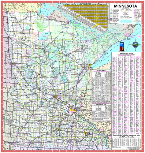 Official Minnesota State Highway Map