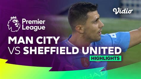 Man City vs Sheffield United - Highlights | Premier League 23/24 | Vidio