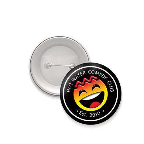 Hot Water Comedy Club Badge – Comedy Merch