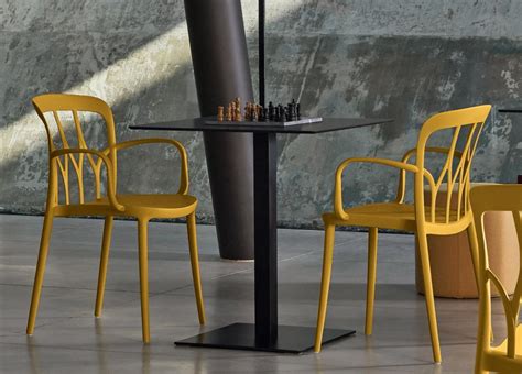 Bontempi Galaxy Dining Chair With Arms - Contemporary Dining Chairs