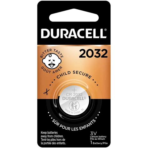 Duracell - 2032 3V Lithium Coin Battery - long lasting battery - 1 count - Walmart.com - Walmart.com