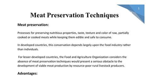 Meat Preservation Techniques.pdf | DocDroid