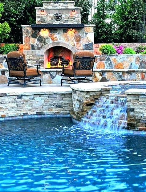 Double Excitement with These Swimming Pool Waterfall Ideas - SeemHome