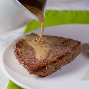 Steak with Whiskey Sauce by The Redhead Baker