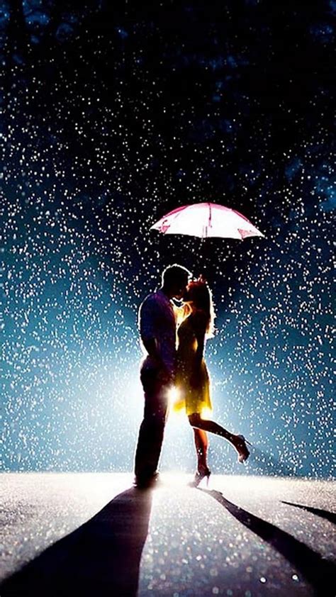 Rainy Love, i love you, i love u, romantic, rain, couple in love, kiss, couple, HD phone ...