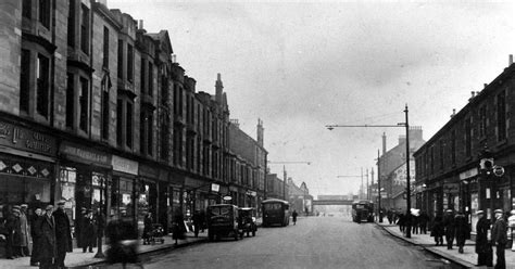 Tour Scotland: Old Photograph Hamilton Road Bellshill Scotland