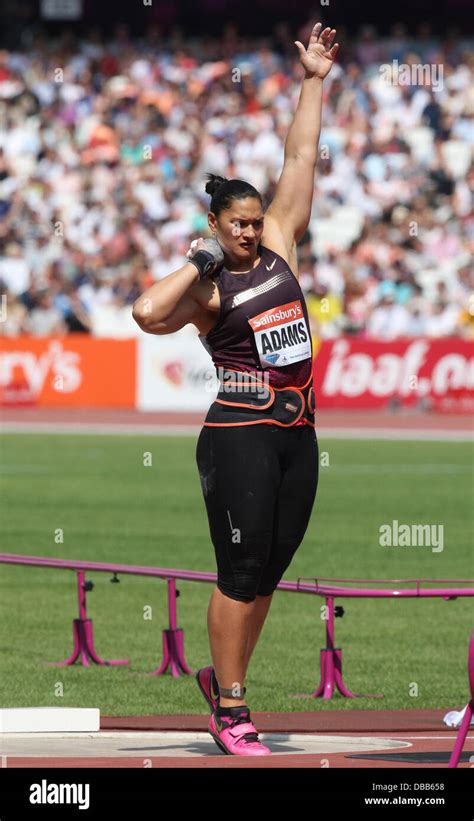 London, UK. 27th July, 2013. Valerie Adams Shot Put Women during the ...