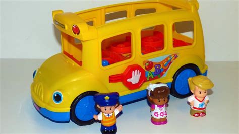 Fisher Price Toy - Little People - Lil Movers School Bus Playset - YouTube