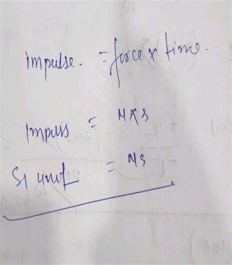 Si Unit of Impulse - ScottqoMedina