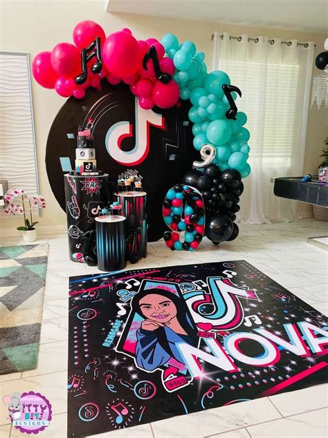 Tik Tok Birthday Party Ideas | Photo 19 of 20 | Dance party birthday ...