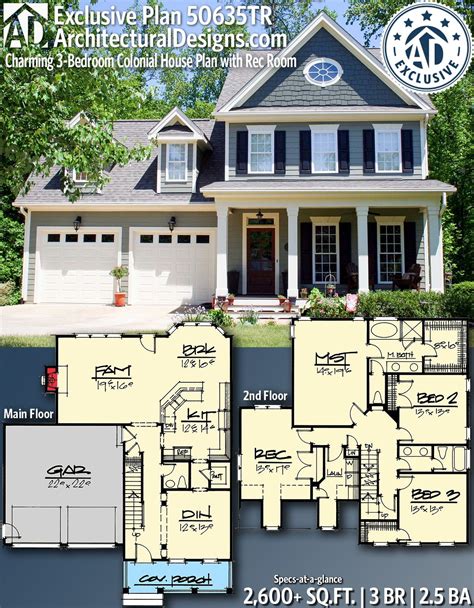 Two Story Colonial House Plans - homeplan.cloud