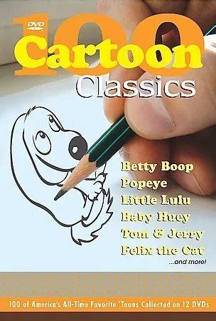 100 CLASSIC CARTOONS (12-Disc DVD Set) Betty Boop, Popeye, Felix ~ NEW SEALED $9.99 - PicClick